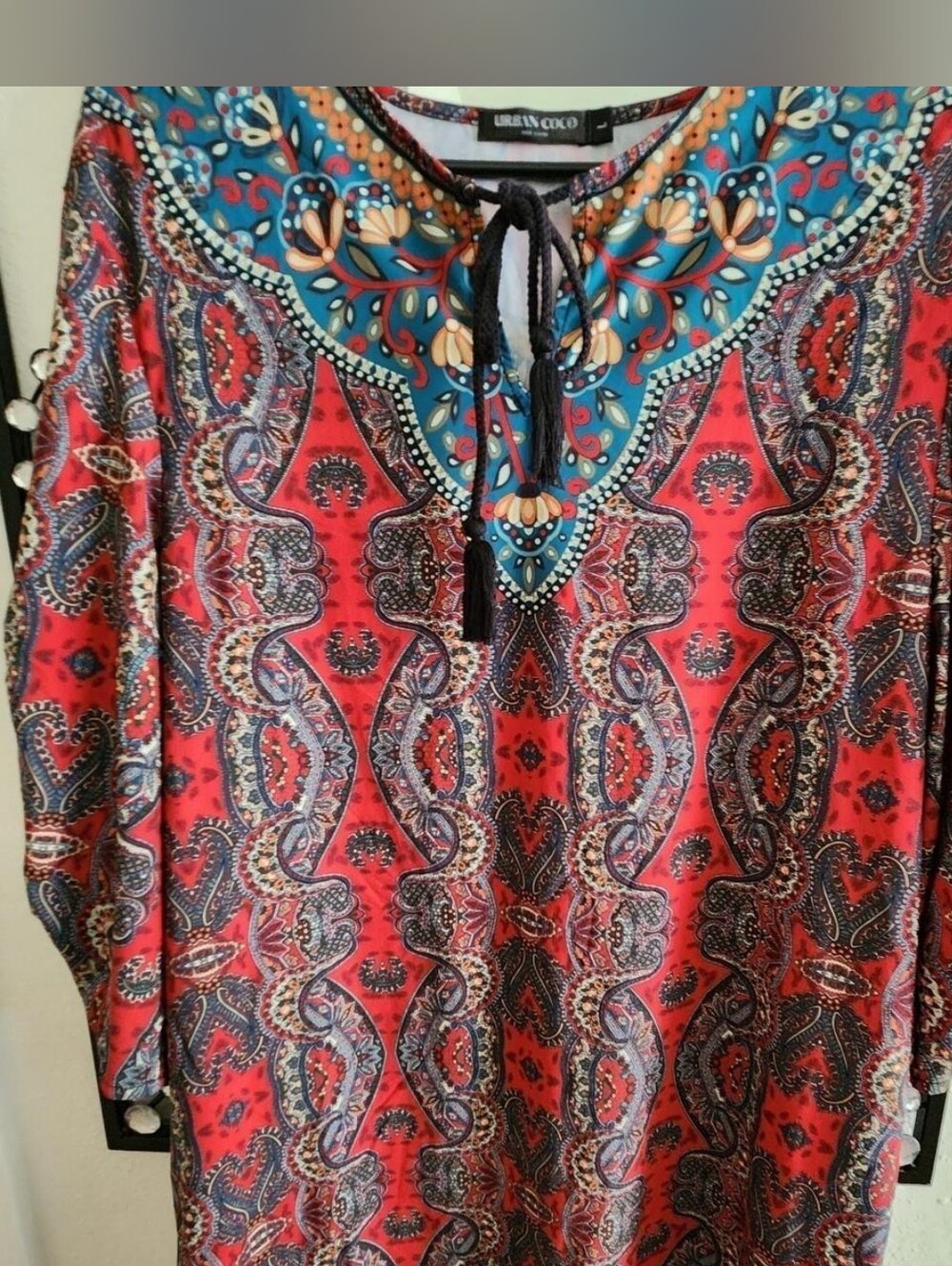 Urban Coco bohemian tunic dress L Nwot